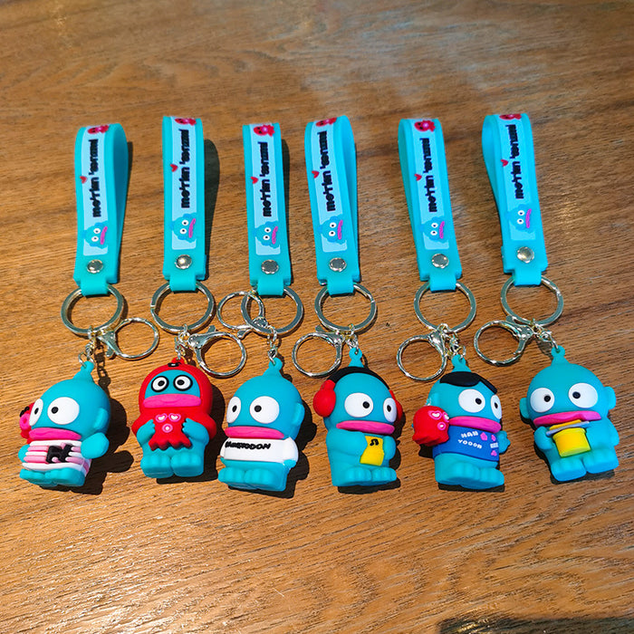 Wholesale Cartoon Silicone Doll Keychain JDC-KC-Tingm292