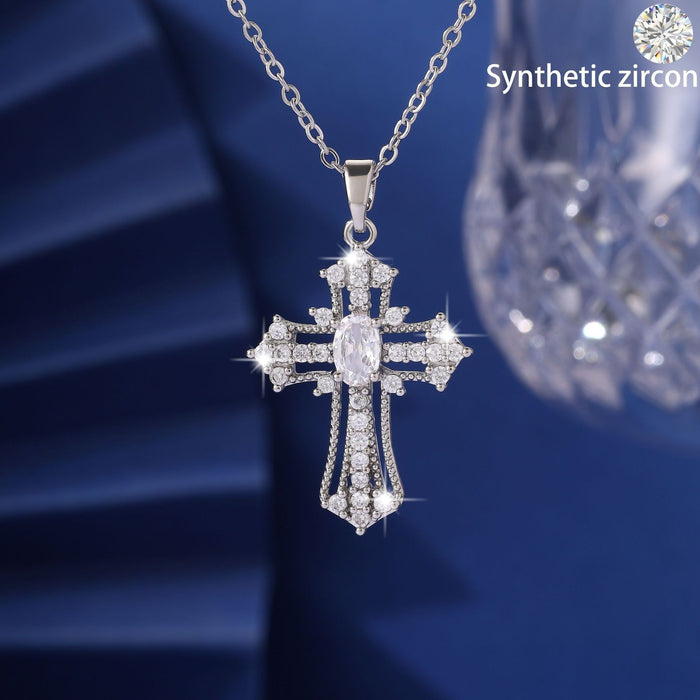 Wholesale Cross Series Copper Pendant Necklace