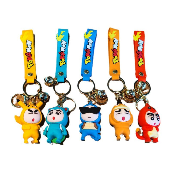 Wholesale Cartoon Silicone Doll Keychain JDC-KC-Tingm304