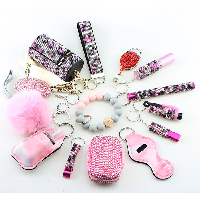 Wholesale Whistle Keychain DIY- 14-piece Set JDC-KC-TouMS013