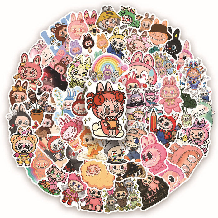 Wholesale Cute cartoon waterproof stickers for mobile phones,  computers,  and water cups