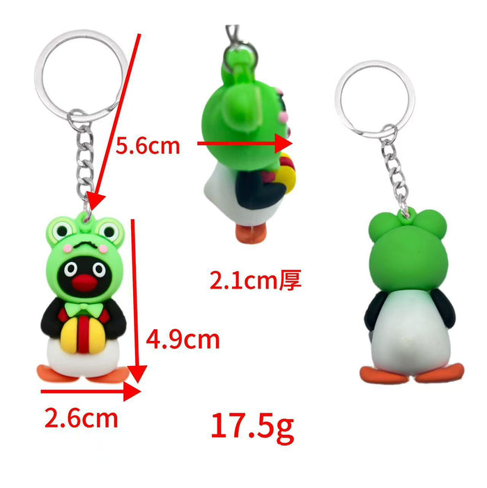 Wholesale 10pcs  Penguin keychain doll pendant bear keychain doll car bag pendant
