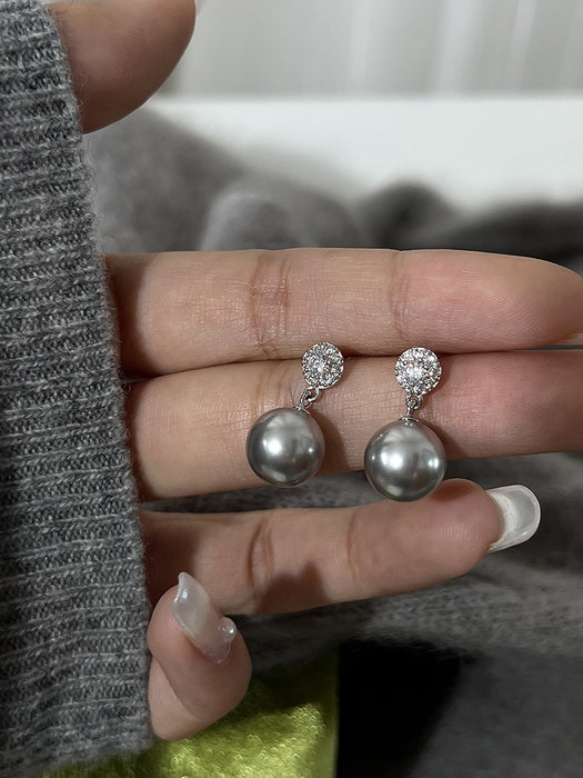 Wholesale Simple daily commuting quality pearl earrings temperament earrings ear clips without ear holes