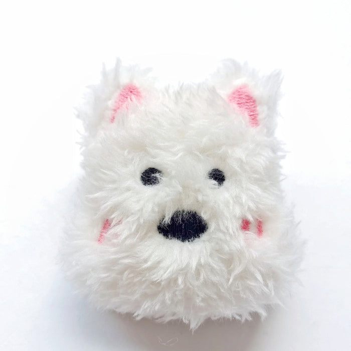 Wholesale Cartoon West Highland Terrier Plush Doll Accessory Cute Puppy Doll Brooch Hair Accessory Mobile Phone Case Accessory