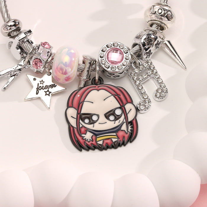 Wholesale K-POP Bracelet Cartoon Diamond Pendant