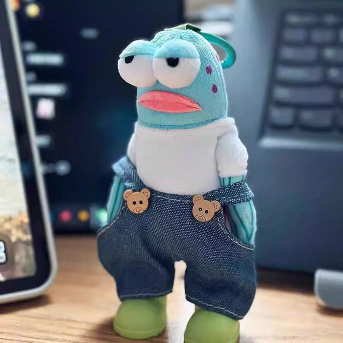 Wholesale Blind Box Funny Plush Doll Passerby Fish Lying Flat Fish Pendant Toy Bag Pendant