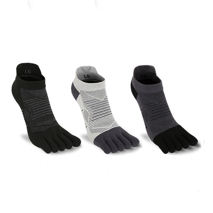 Wholesale breathable sweat-absorbent five-finger socks backrest toe socks short five-toe sports sock