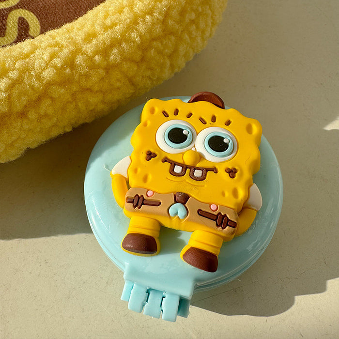 Wholesale Cartoon folding mirror and portable mini air cushion comb