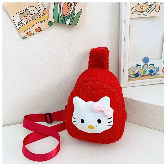 Wholesale Cute cartoon plush toy doll shoulder bags for kids