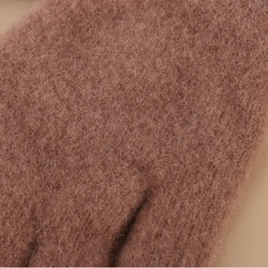 Wholesale Cartoon Warm Gloves  Fleece Lining Thickened Fingers