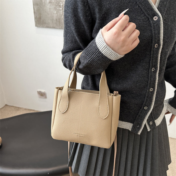 Wholesale Trendy and fashionable bucket bag, simple and versatile shoulder bag, casual bag