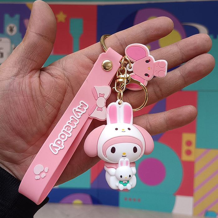 Wholesale Silicone Cartoon Doll Keychain JDC-KC-YiChang011