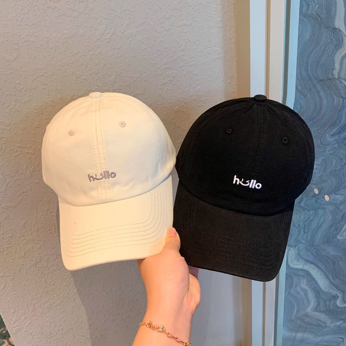 Wholesale Embroidered cute baseball cap, travel duckbill cap