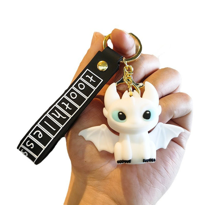 Wholesale Cartoon Doll Silicone Keychain JDC-KC-Tingm212