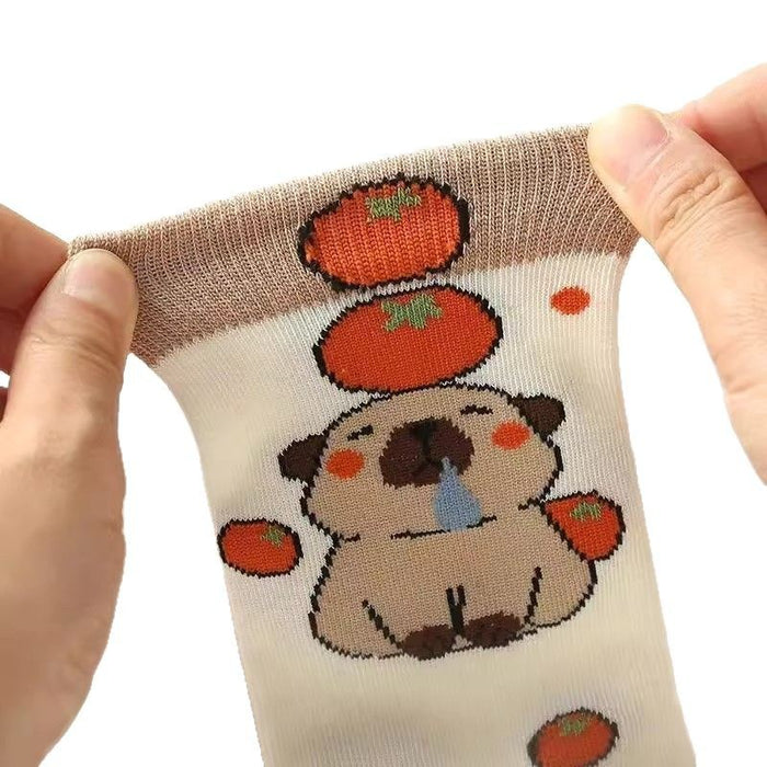 Wholesale Children's Socks Spring and Autumn Mid Tube Cotton Socks