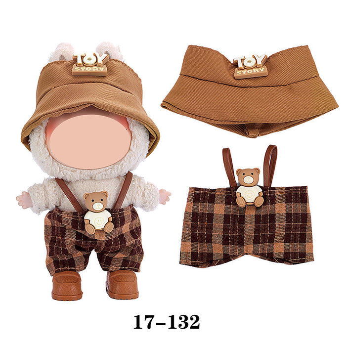 Wholesale 10pcs/set Doll clothes vinyl plush doll can be worn to replace clothes