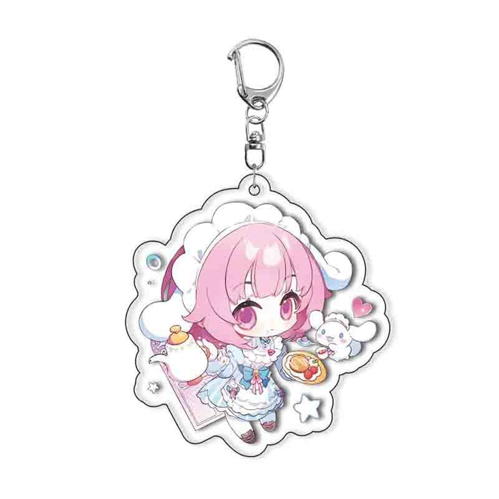 Wholesale Layered Acrylic Keychain - Anime Peripheral Cartoon Pendant
