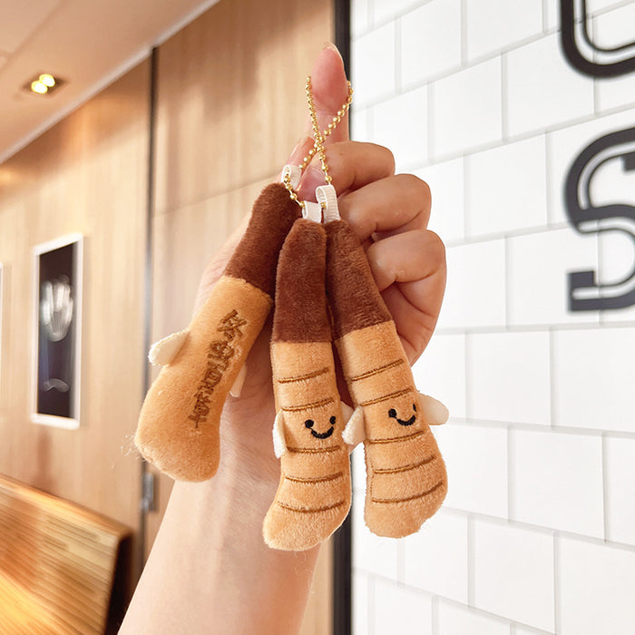 Wholesale Ganoderma lucidum plush pendant medicinal material doll morel keychain plush toy