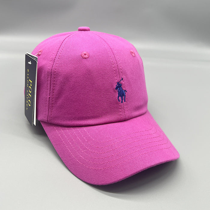Wholesale Horse Embroidery Baseball Cap Pure Cotton Washed Cloth Unisex Sun Protection