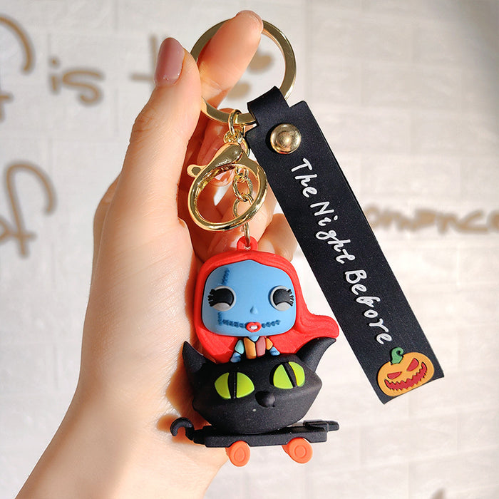 Wholesale Christmas Eve Halloween keychain pendants JDC-KC-ShuoT008