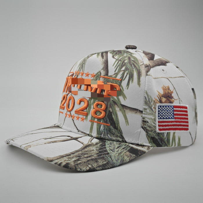 Wholesale Embroidered baseball five piece hardtop colored camouflage sunshade baseball cap