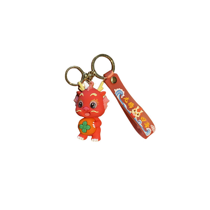 Wholesale Christmas Silicone Cartoon Doll Keychain JDC-KC-MingT219