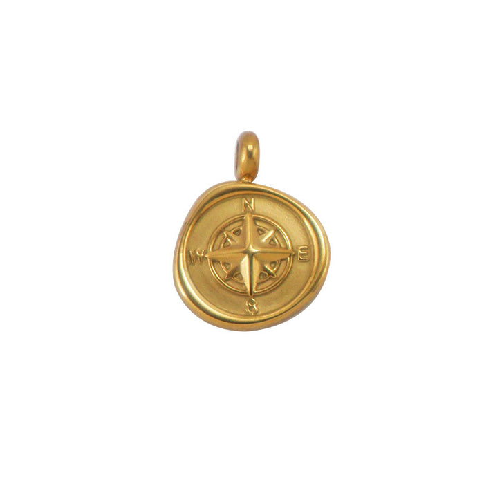 Wholesale Stainless Steel Single Pendant Gold Plated