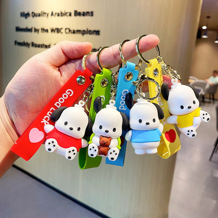 Wholesale PVC Cartoon Silicone Doll Keychain JDC-KC-MLZ001