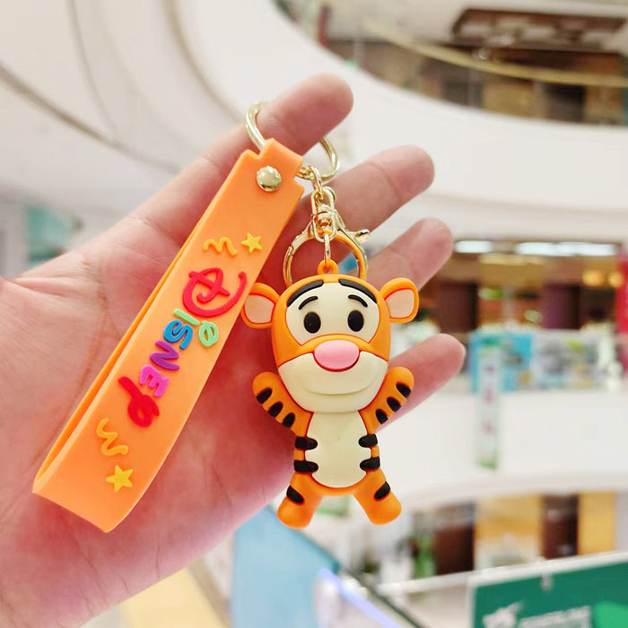 Wholesale Cartoon doll keychain,  cute bag charm,  silicone
