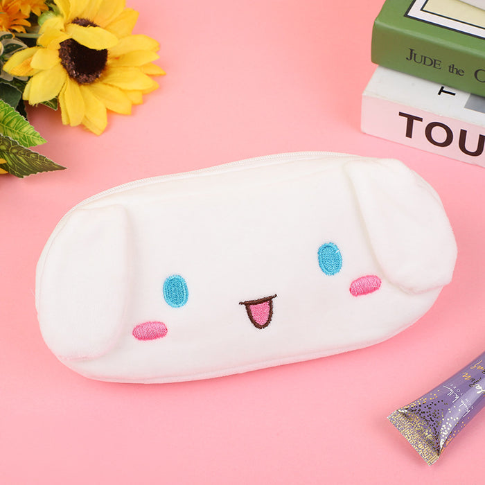 Wholesale Cute Plush Embroidered Pencil Cases