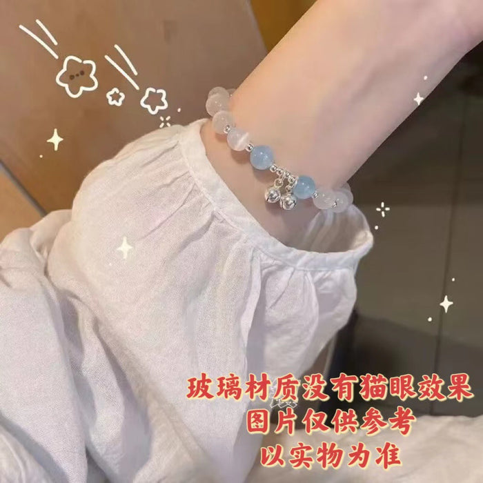 Wholesale Glass material butterfly bracelet niche design gray moonlight bracelet versatile temperament