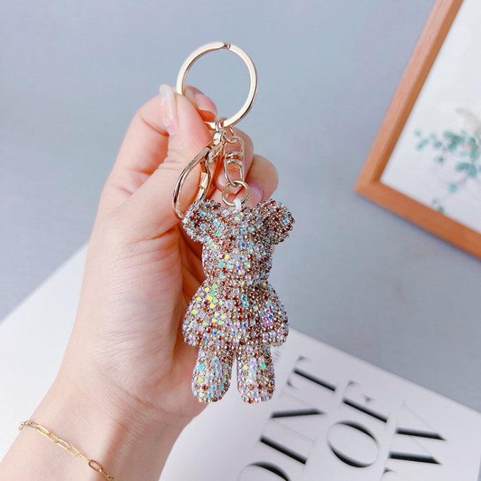 Wholesale Diamond Bear Keychains JDC-KC-JFan018