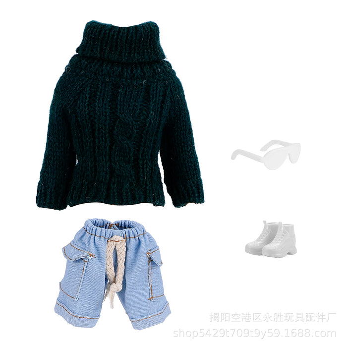 Wholesale Dress  sweater turtleneck wool sweater sweater doll clothes