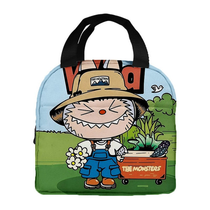 Wholesale Lunch Bag Cartoon Handbag Student Lunch Bag Aluminum Foil Insulated Meal Bag Lunch Box Bag
