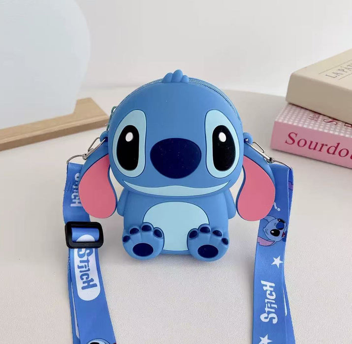 Wholesale stilley silicone bag cute doll children's bag small satchel keychain coin purse