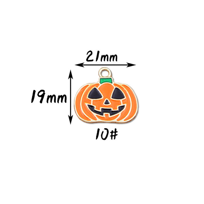 Wholesale 10pcs  Series  Alloy Dripping Oil Earrings Pendants Jewelry Accessories Factory