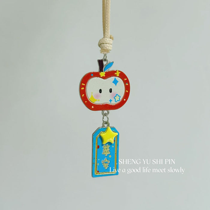 Wholesale Apple Star Personalized Keych30in Bag Pendant Accessory