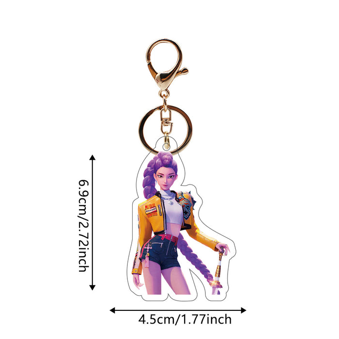 Wholesale KPOP Anime Movie Acrylic Keychain Pendant