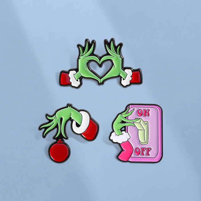 Wholesale Christmas series brooch cartoon Brooch