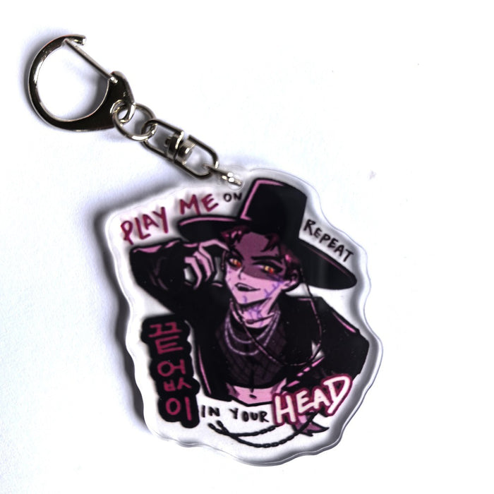 Wholesale Anime-themed acrylic keychain,  2D pendant backpack