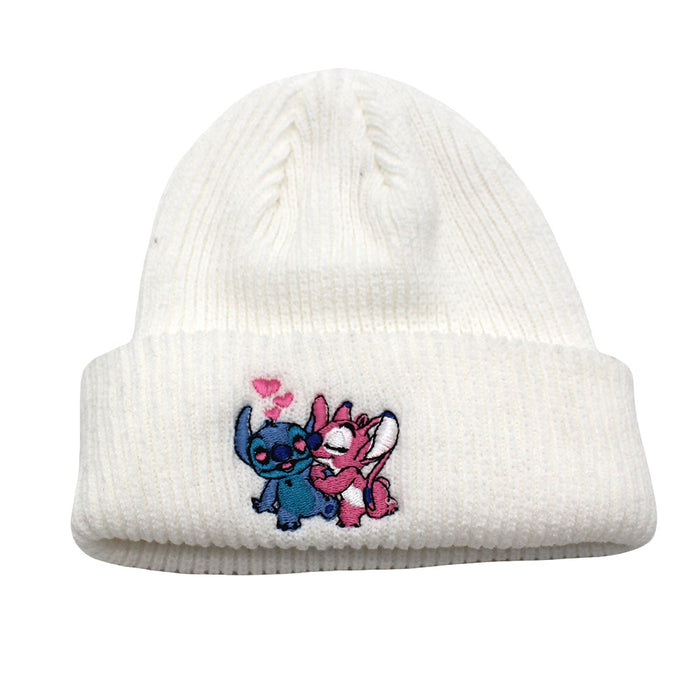 Wholesale Acrylic Cartoon Embroidery Knitted Hat JDC-FH-ZhiXie023