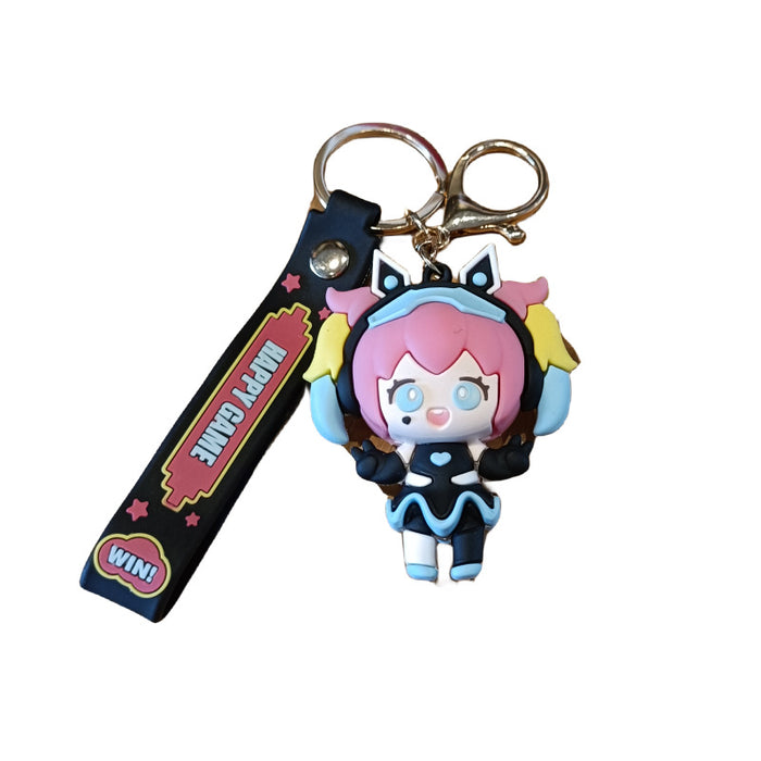 Wholesale Cartoon 3D Doll PVC Keychain JDC-KC-MingT054