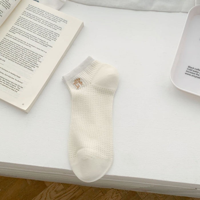 Wholesale Short tube socks, breathable mesh, lightweight and breathable boat socks