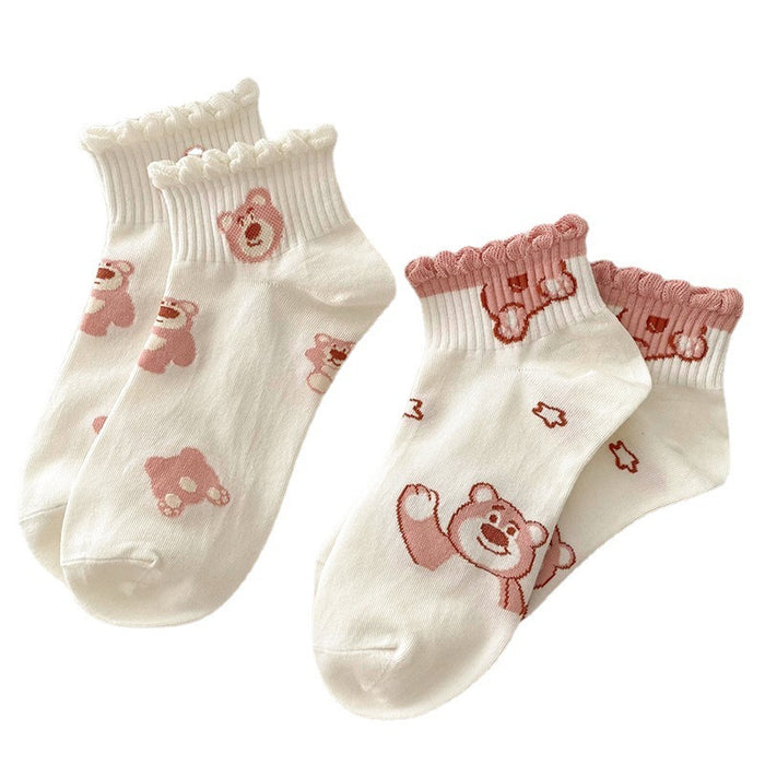 Wholesale Short socks, boat socks, shallow mouth, cute and versatile lace