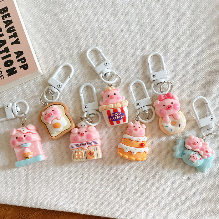 Wholesale Keychain pendant cartoon student girl hanging accessory with accessories