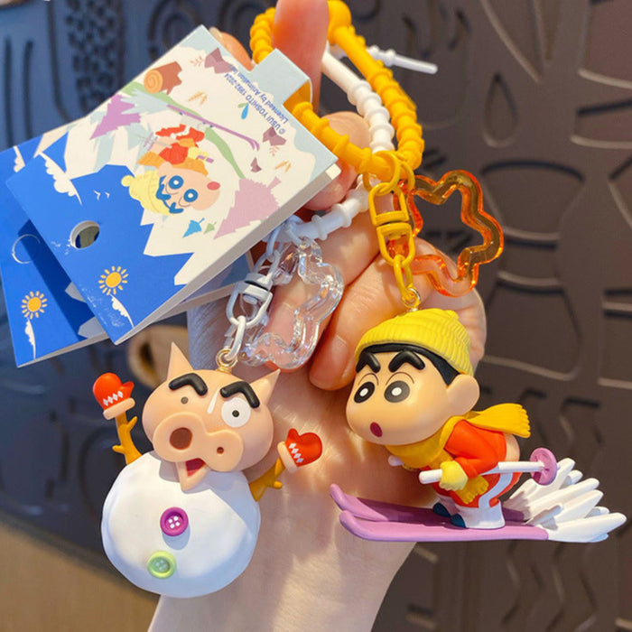 Wholesale Cartoon Ice and Snow Series Keychain Couple Schoolbag Car Pendant Key Chain