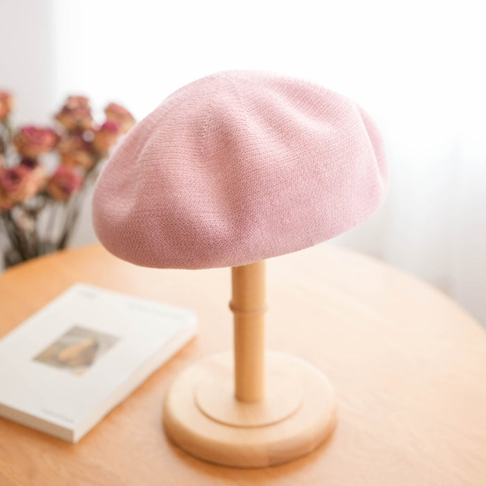 Wholesale Hollow out beret, breathable woven bud hat, sweet and versatile artist hat