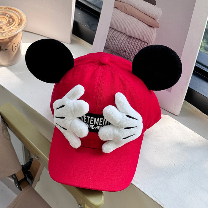 Wholesale Cartoon Ears Baseball Hat Parent Child Palm Duck Tongue Hat