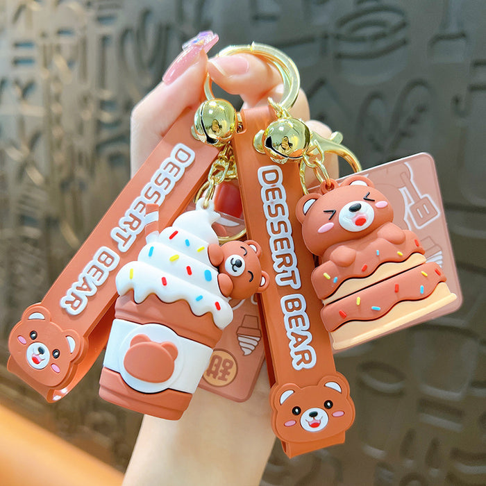 Wholesale Dessert  Cute Cartoon Doll Keychains