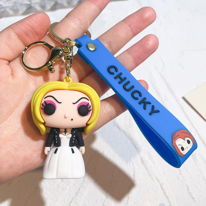 Wholesale Cartoon Movie Silicone Keychain JDC-KC-Qiwei033